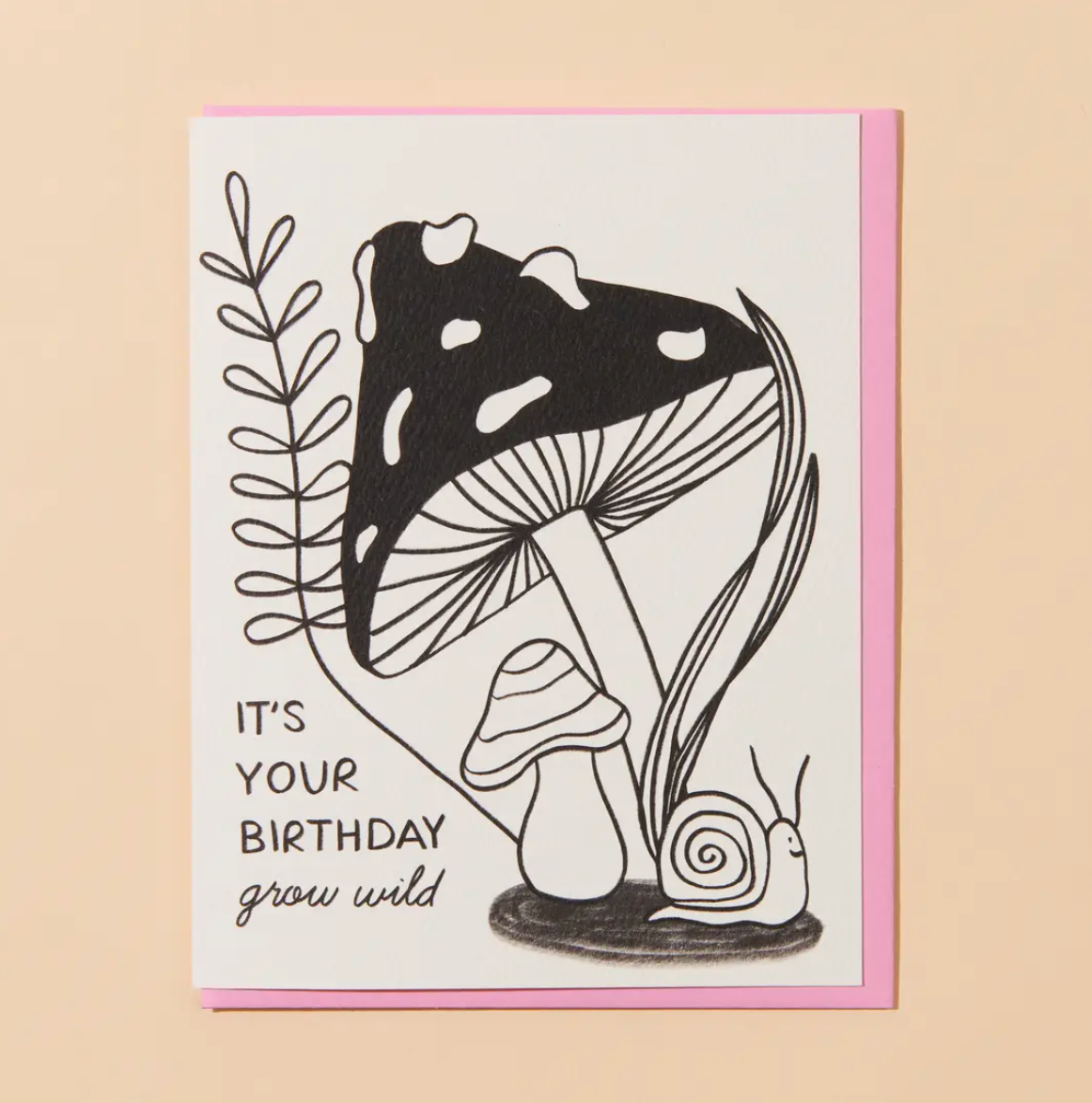 Grow Wild Birthday Card