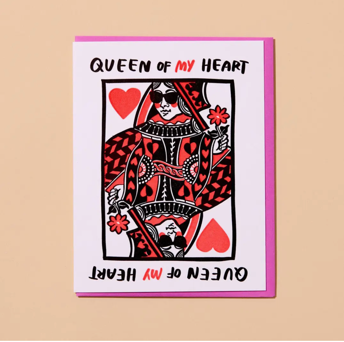 Queen of My Heart Card