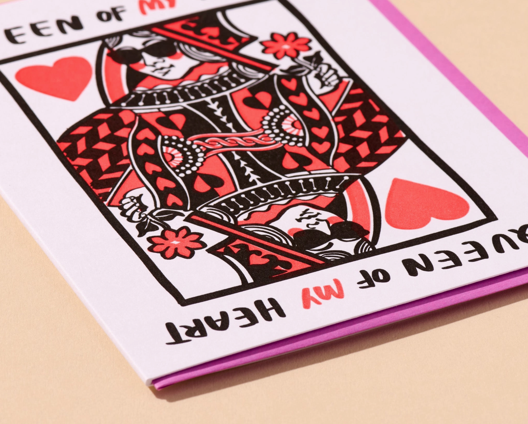 Queen of My Heart Card