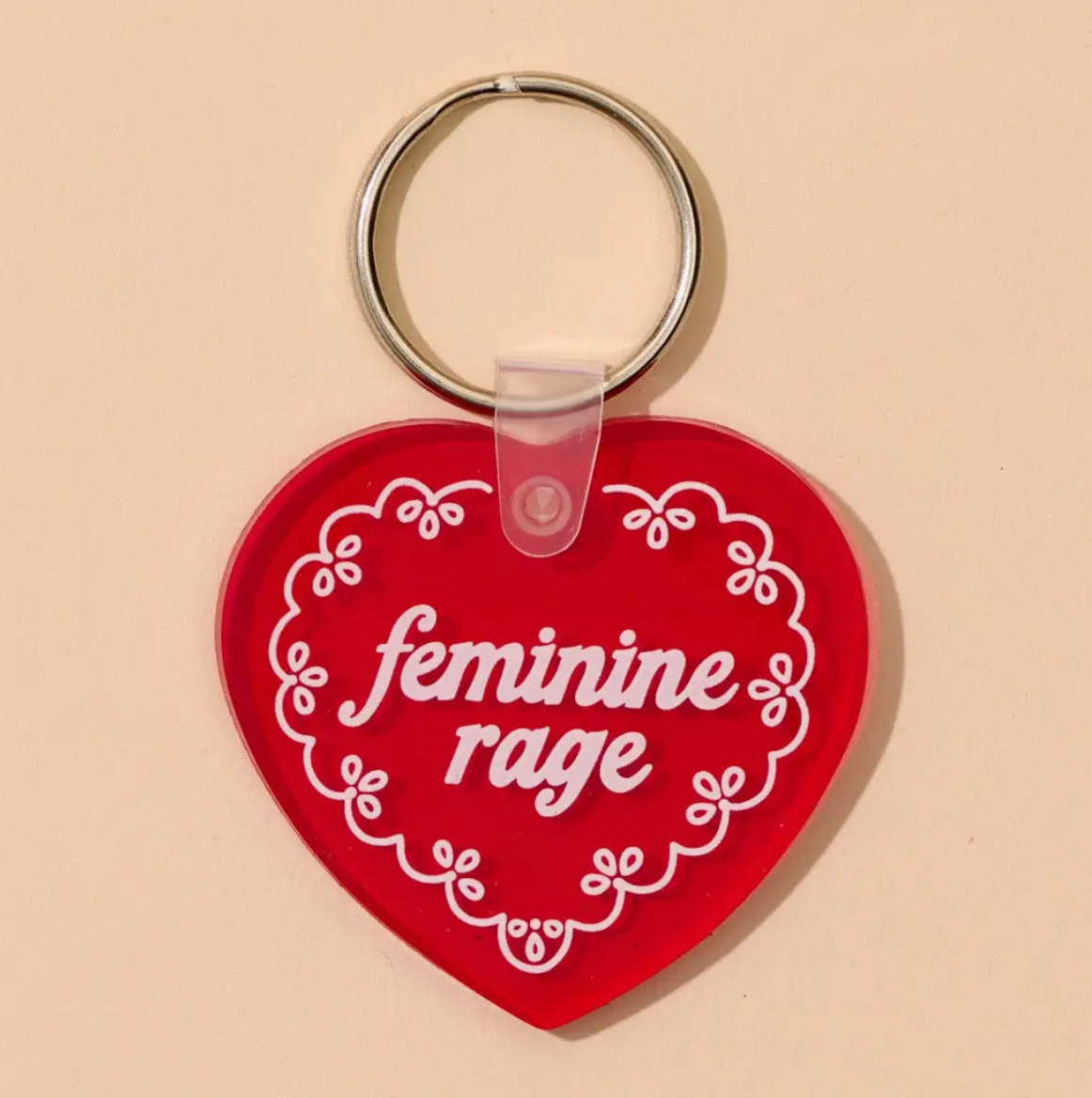 Feminine Rage Keychain