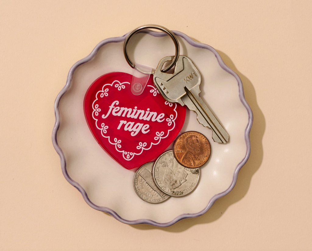Feminine Rage Keychain