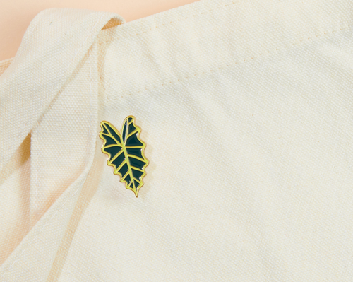 Alocasia Plant Enamel Pin