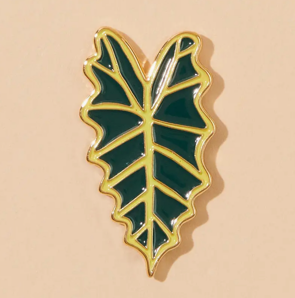 Alocasia Plant Enamel Pin