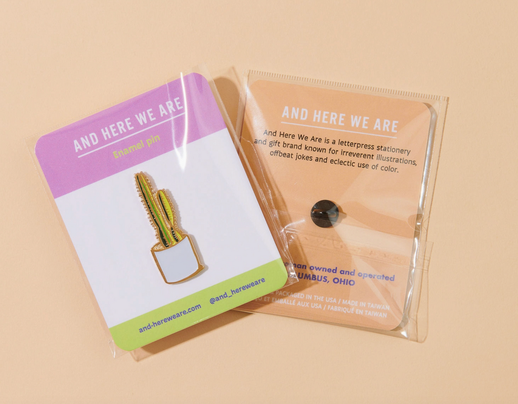 Cacti Enamel Pin