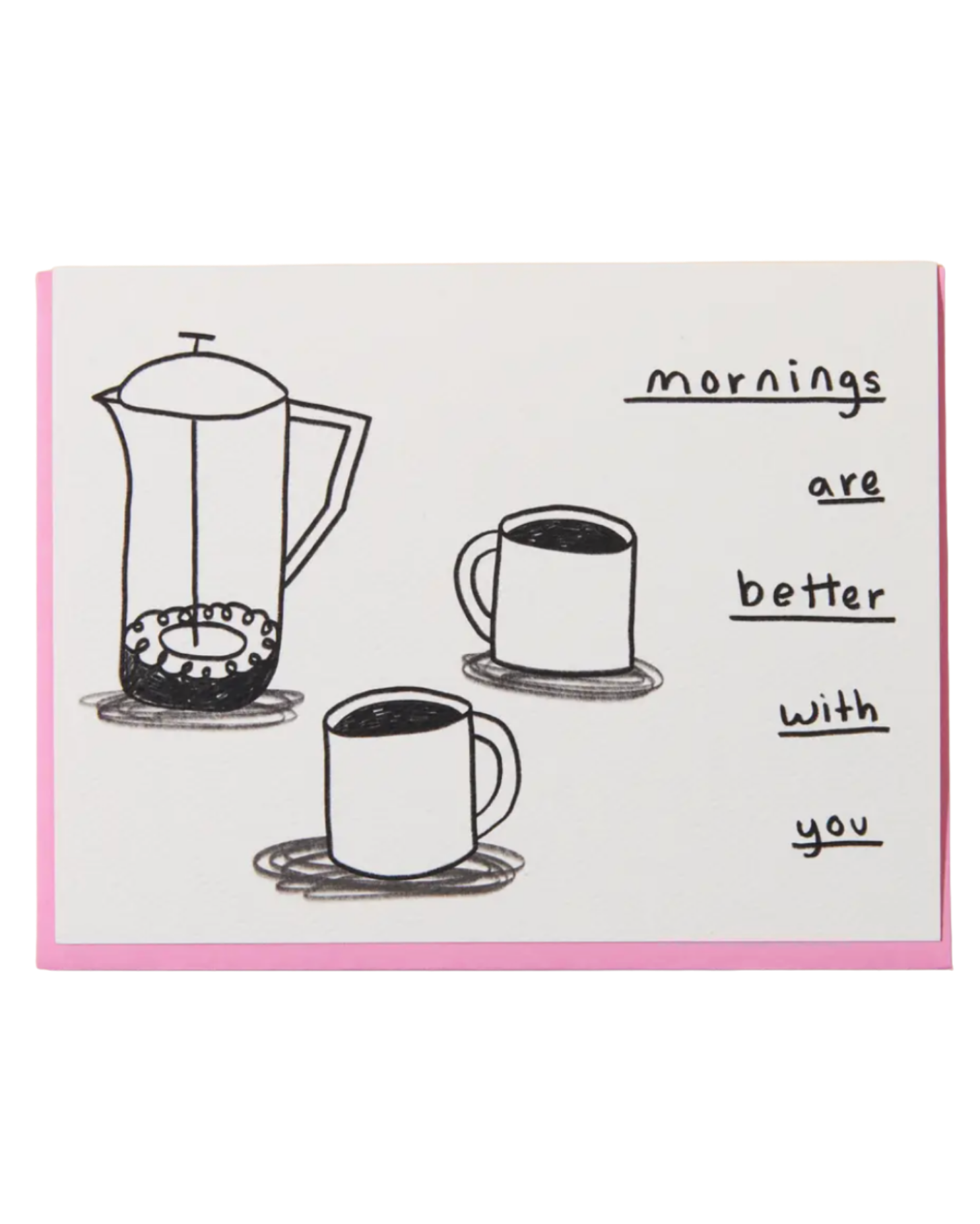 Mornings Are Better With You Card